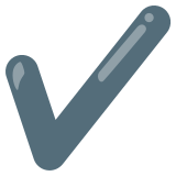 Onay işareti - Noto Color Emoji