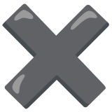 Çarpım işareti - Noto Color Emoji