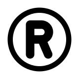 Tescil işareti - OpenMoji