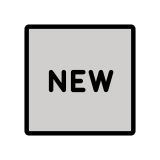 NEW düğmesi - OpenMoji