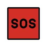 SOS düğmesi - OpenMoji