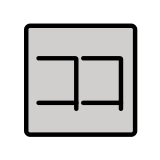 Japonca "burada" düğmesi - OpenMoji