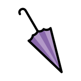 Kapalı şemsiye - OpenMoji