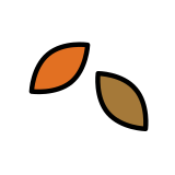 Düşen yapraklar - OpenMoji