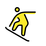 Snowbordçu - OpenMoji