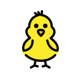 Önden civciv - OpenMoji