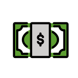 Dolar banknot - OpenMoji