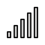 Sinyal gücü - OpenMoji