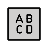 Büyük harfler - OpenMoji