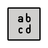 Küçük harfler - OpenMoji