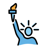 Özgürlük Heykeli - OpenMoji