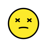 Sersemlemiş yüz - OpenMoji