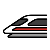 Yüksek hızlı tren - OpenMoji
