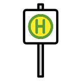 Otobüs durağı - OpenMoji