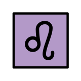 Aslan burcu - OpenMoji