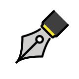 Siyah uç - OpenMoji