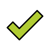 Onay işareti - OpenMoji