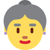 Yaşlı kadın - Twitter / X