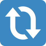 Saat yönünde dönen oklar - Twitter / X