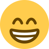 Gülen gözlerle sırıtma - Twitter / X