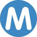 Daire içinde M harfi - Twitter / X