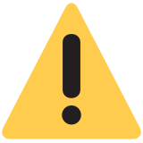 Uyarı işareti - Twitter / X