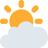 Bulutlar ardındaki güneş - Twitter / X