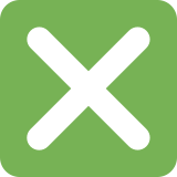 Çarpı işareti düğmesi - Twitter / X