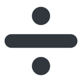 Bölü işareti - Twitter / X