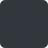 Büyük siyah kare - Twitter / X