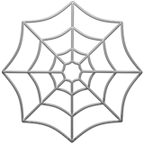 Örümcek ağı emoji