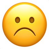 Kaşlarını çatan emoji