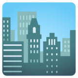 Şehir manzarası - Noto Color Emoji