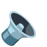 Kısık ses - Noto Color Emoji