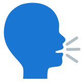 Konuşan kişi - Noto Color Emoji