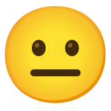 Duygusuz yüz - Noto Color Emoji