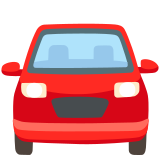 Yaklaşan araba - Noto Color Emoji