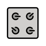 Kontrol düğmeleri - OpenMoji