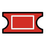 Giriş bileti - OpenMoji