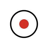 Kayıt düğmesi - OpenMoji