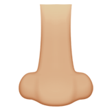 burun: orta açık cilt tonu