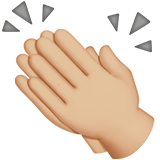 el çırpma: orta açık cilt tonu