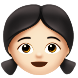 kız çocuk: açık cilt tonu