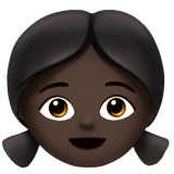 kız çocuk: koyu cilt tonu