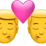 öpücük: erkek erkek