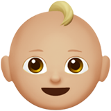 bebek: orta açık cilt tonu