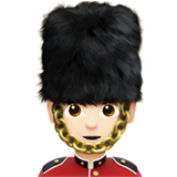 muhafız: açık cilt tonu