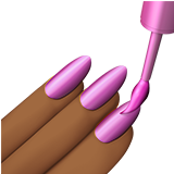 oje sürme: orta koyu cilt tonu