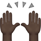 eller havaya: koyu cilt tonu