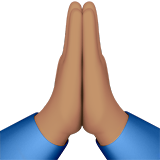 birleşen eller: orta cilt tonu